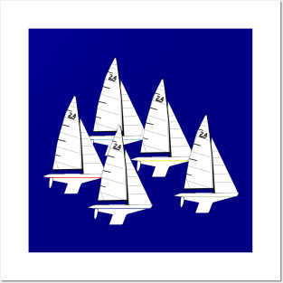 2.4 Meter Sailboats Racing Posters and Art